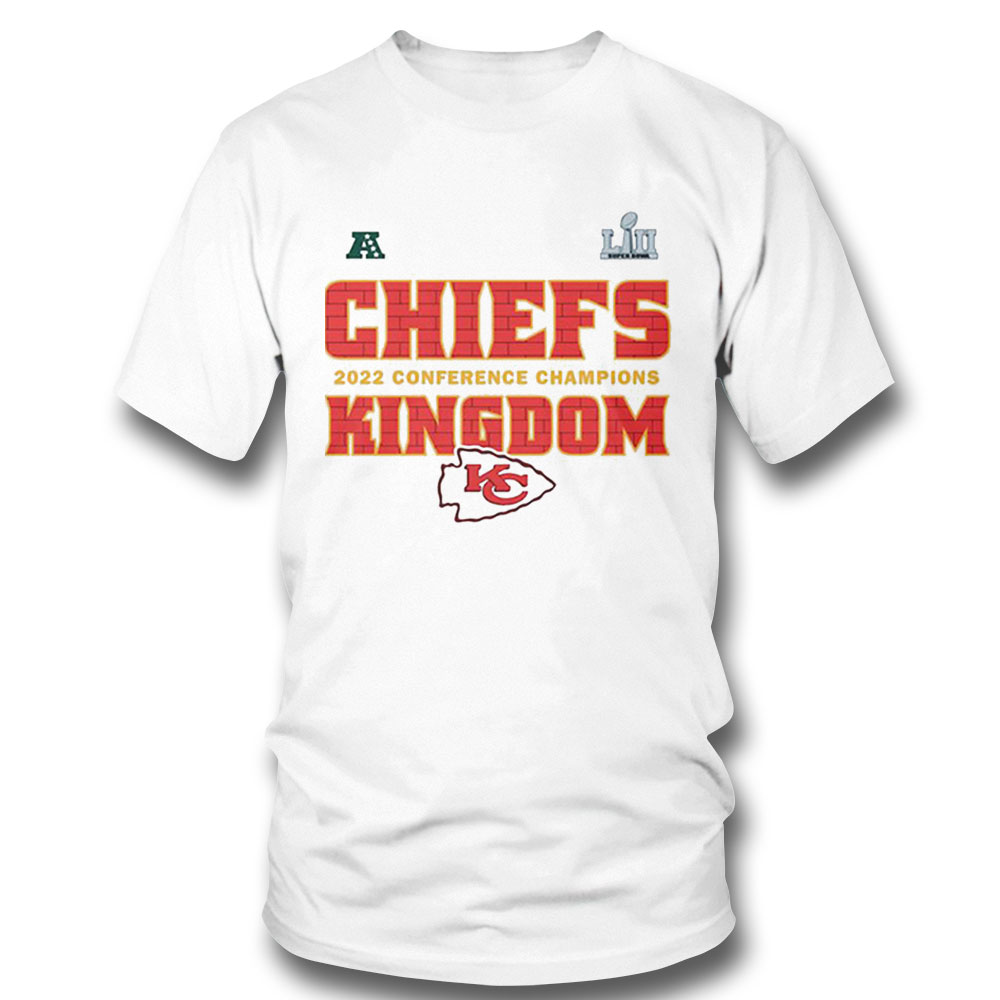 Kansas City Chiefs 2022 Afc Champions Team Shirt Ladies T-shirt