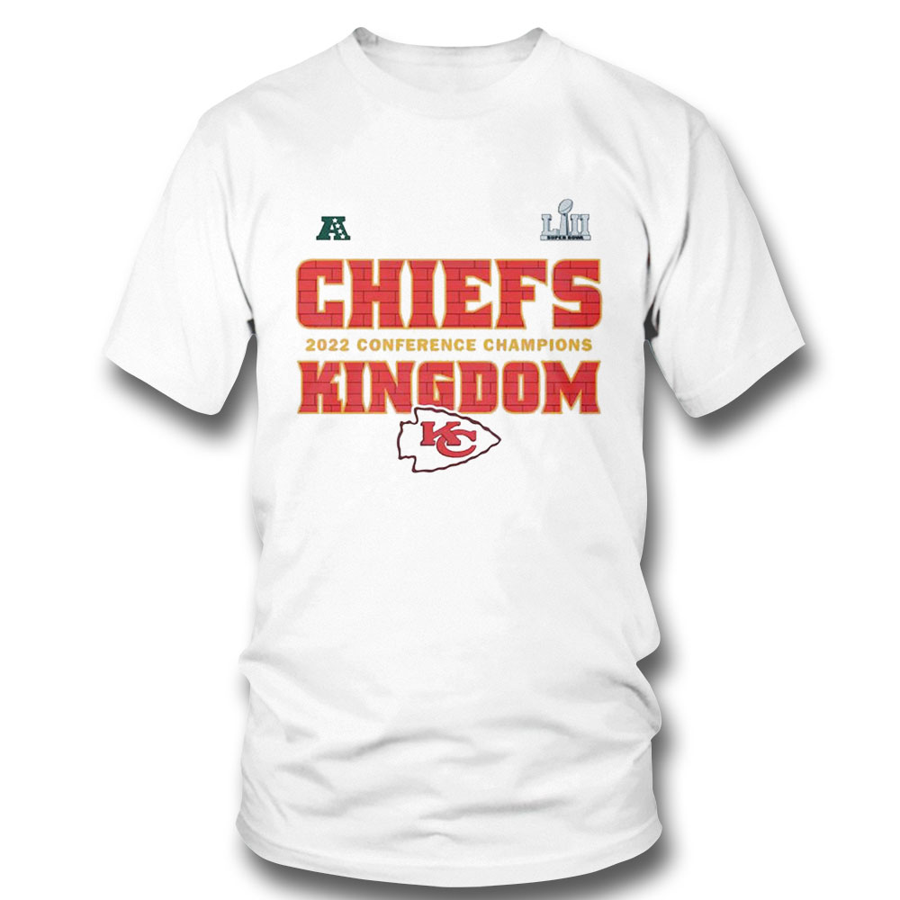Kansas City Chiefs 2022 Afc Champions Team Shirt Ladies Tee