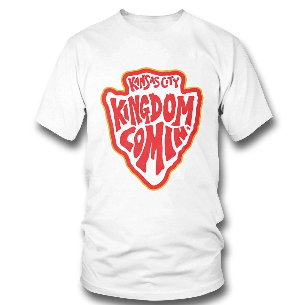 Kansas City Chiefs Football Kingdom Coming 2023 Championship Shirt Ladies Tee