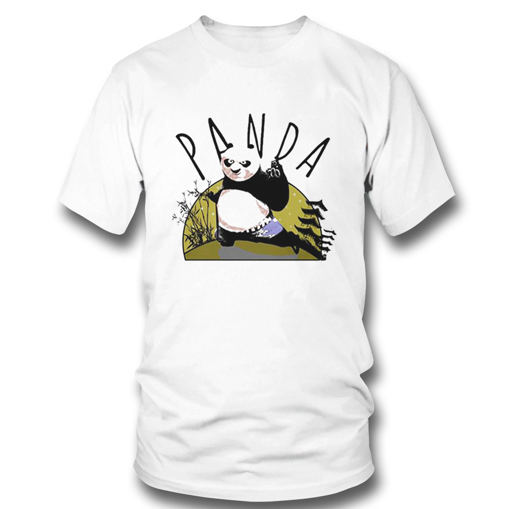 Kung Fu Panda Fighting Mode On Shirt Ladies T-shirt