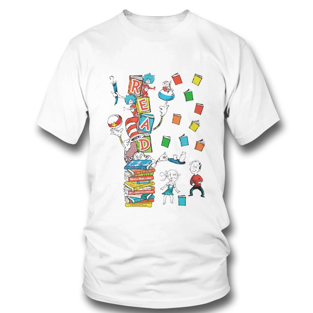 Little Miss Thing Cat In The Hat Reading Lover Shirt