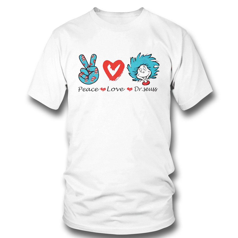 Little Miss Thing Peace Love Dr Seuss Shirt