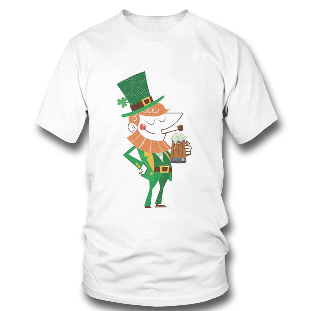 Mid Century Leprechaun Patricks Day Shirt