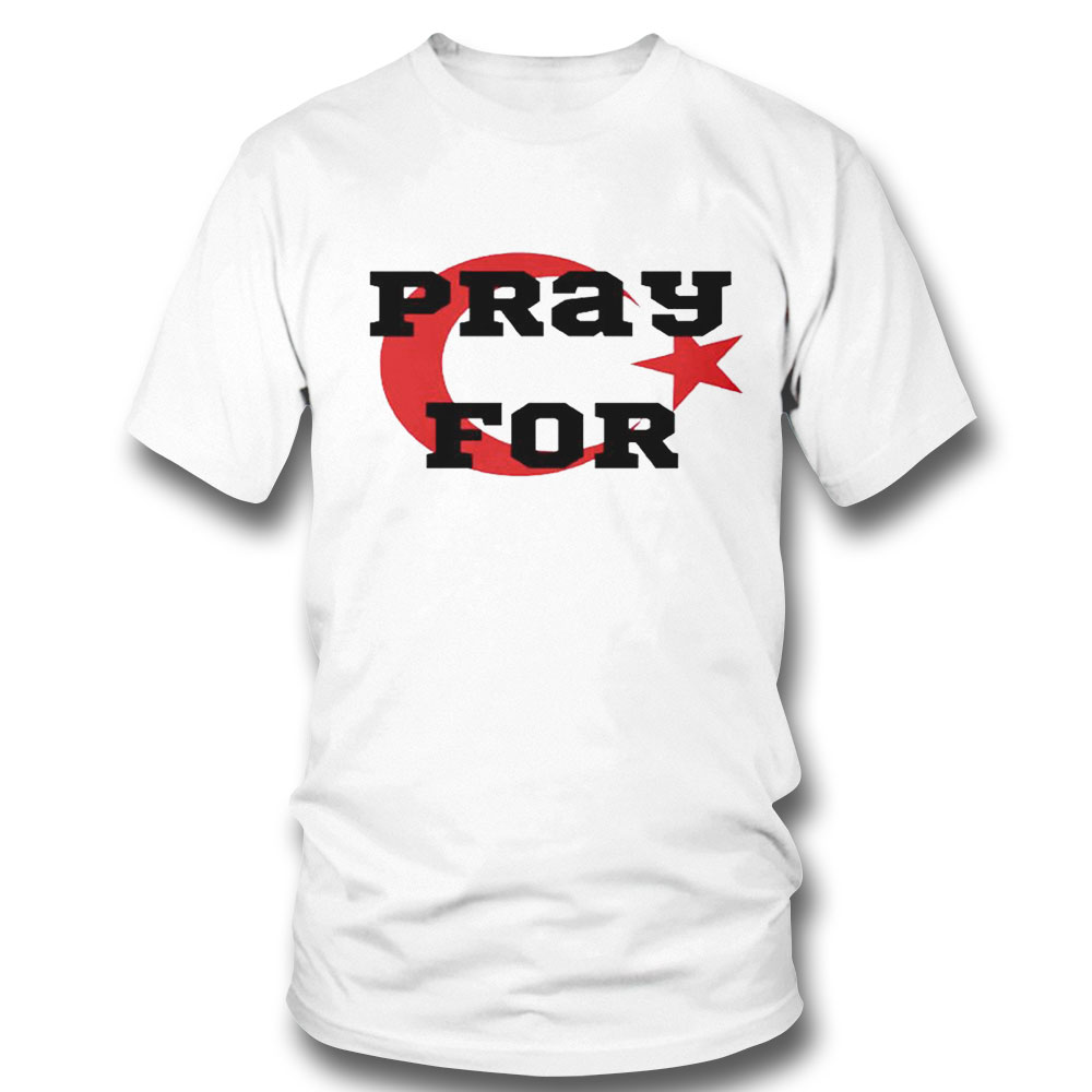 Official Adorable Pray For Turkey Shirt Ladies Tee