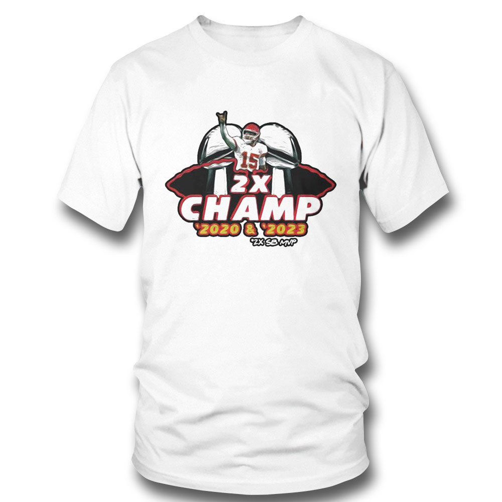Patrick Mahomes 2x Sb Mvp Champions 2020 2023 Shirt Patrick Mahomes 2x Sb Mvp Champions 2020 2023 Shirt