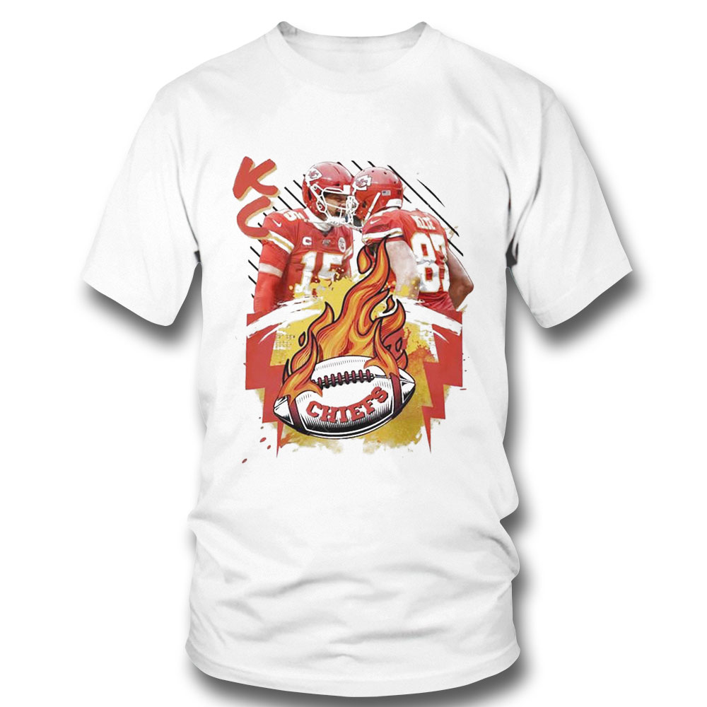 Patrick Mohames And Jason Kelce Kansas City Chiefs Shirt Ladies Tee
