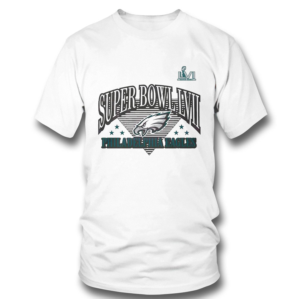 Philadelphia Eagles 2022 Nfc Champions Triangle Strategy Shirt Ladies Tee