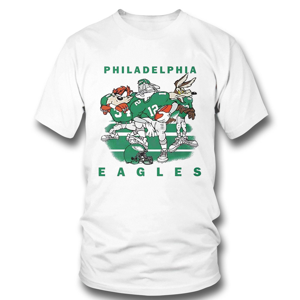 Philadelphia Eagles Cartoon Eagles Super Bowl 2023 Shirt Ladies Tee