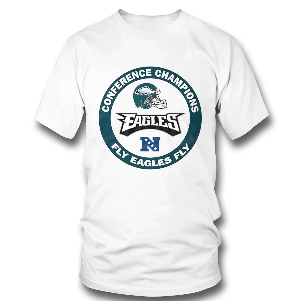 Philadelphia Eagles Conference Champions Fly Eagles Fly Shirt Ladies Tee