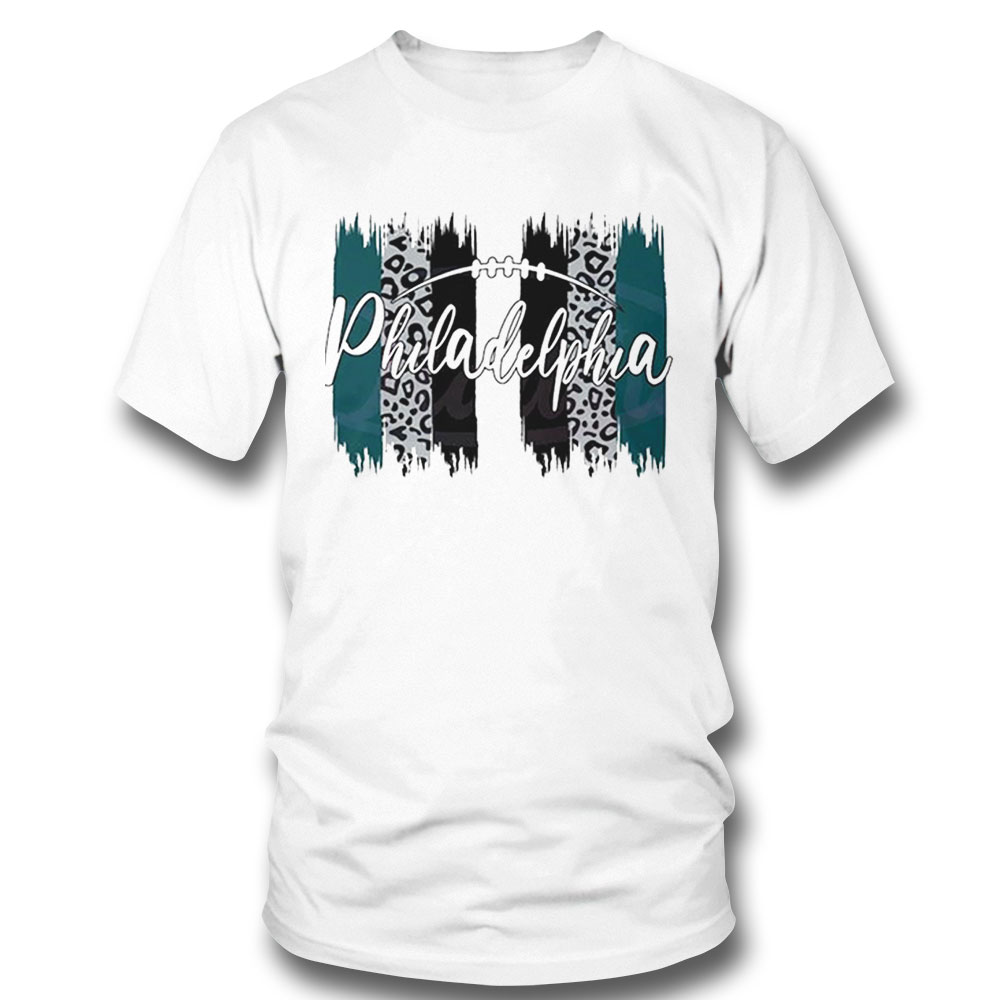 Philadelphia Eagles Leopard Football Shirt Longsleeve