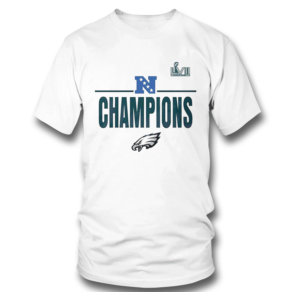 Philadelphia Eagles Nike 2022 Nfc Champions Roster Shirt Longsleeve