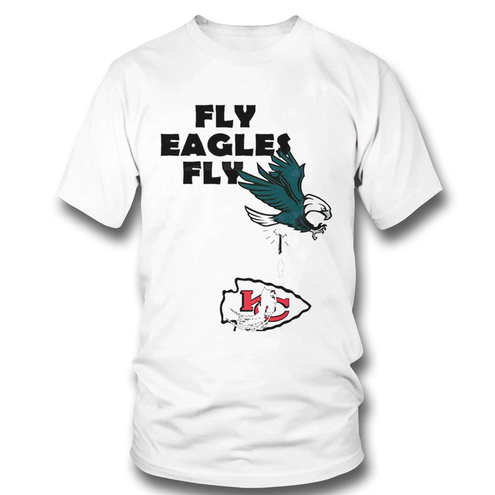 Philadelphia Eagles Over Chiefs Fly Eagles Fly Shirt Longsleeve