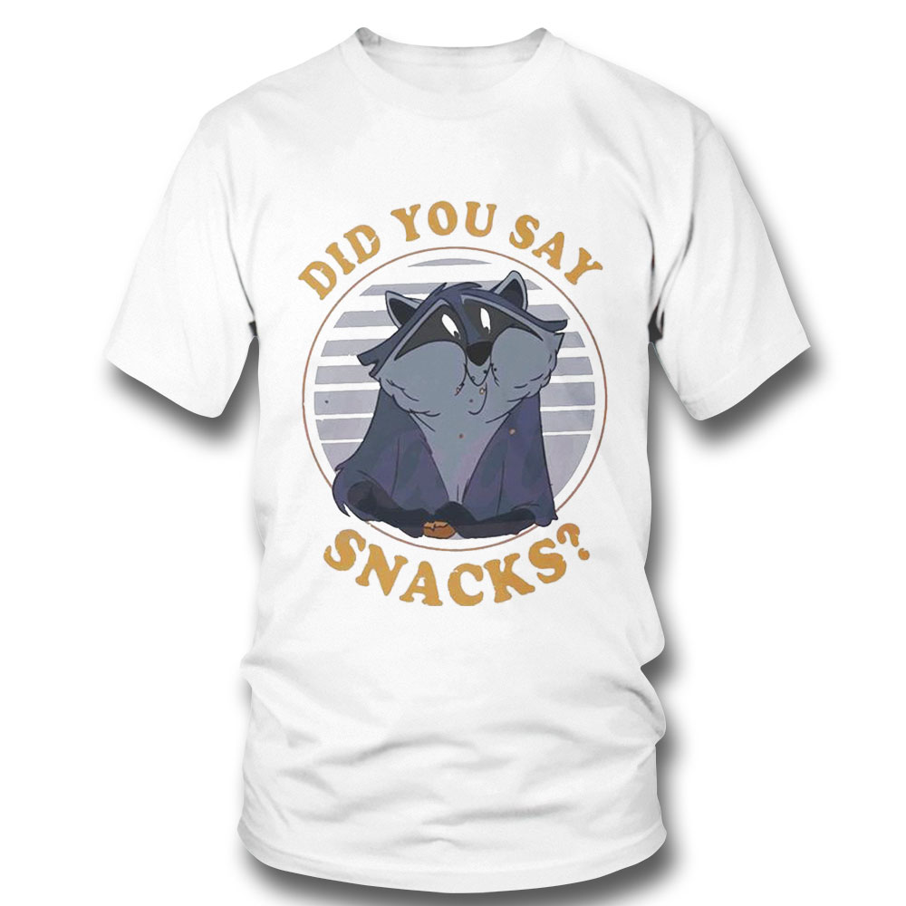 Retro Meeko Raccoon Did You Say Snacks Pocahontas Disney Shirt Hoodie