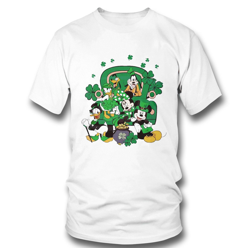 St Patricks Day Mickey And Friends Shamrock Shirt Hoodie