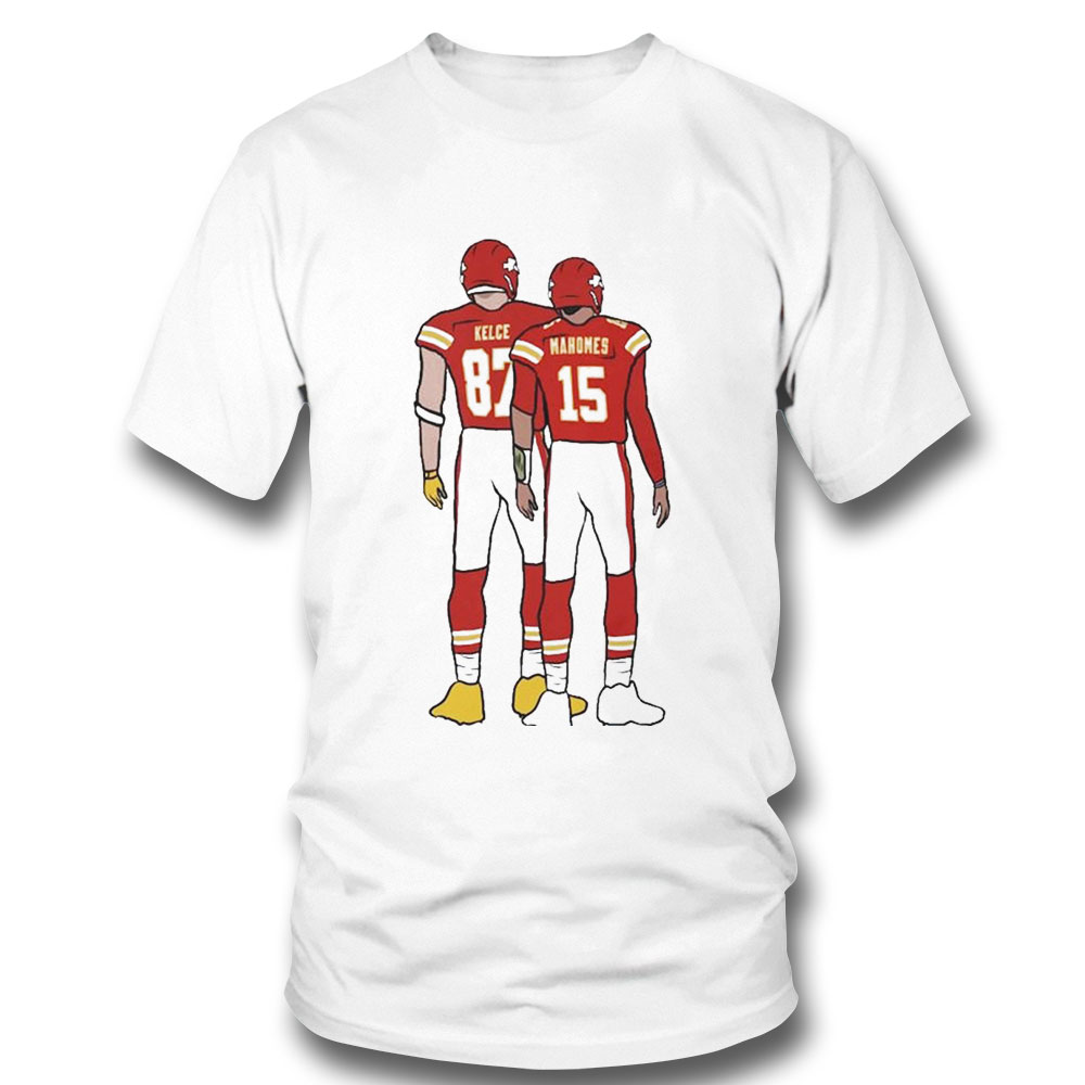Travis Kelce And Patrick Mahomes Back To Sb Champions Shirt