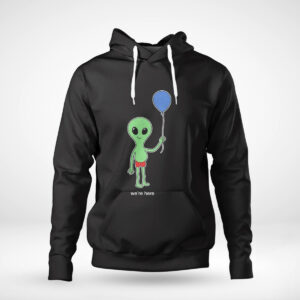 Alien Balloon Were Here T-Shirt