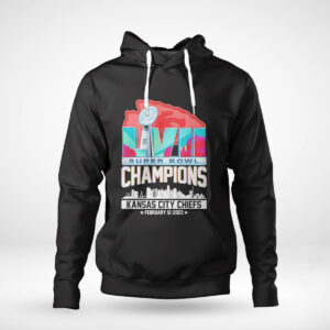 Lvii Super Bowl Champions Kansas City Chiefs February 12 2023 T-Shirt