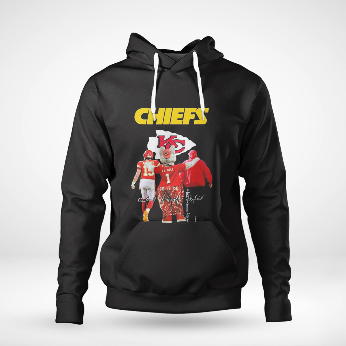 Chiefs Super Bowl Mahomes 15 C C Wolf Signatures Shirt Ladies Tee