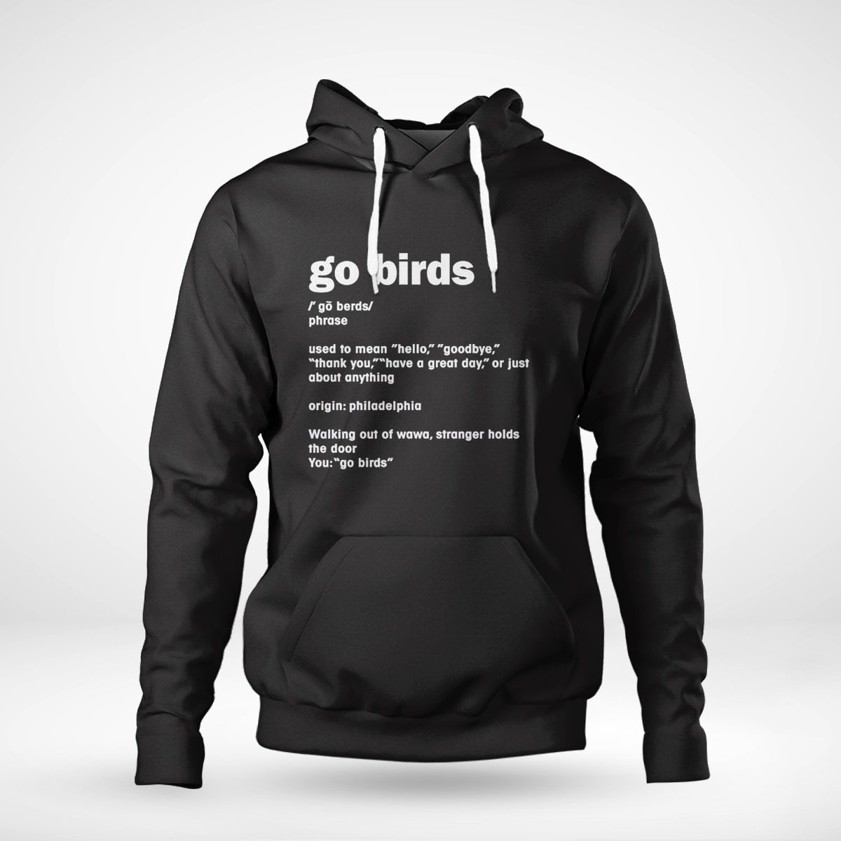 Go Birds Definition Philadelphia Eagles Shirt Ladies Tee
