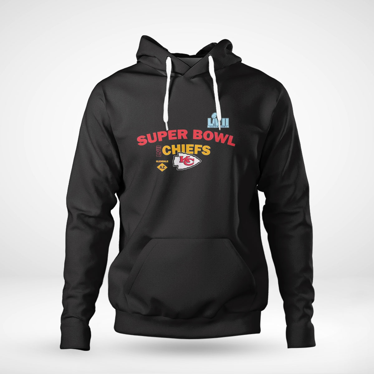 Kansas City Chiefs Super Bowl Lvii Team Logo Shirt Ladies Tee