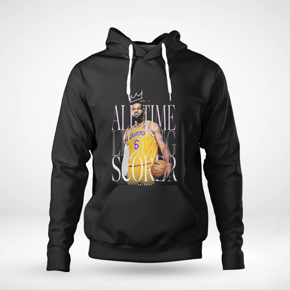 Lakers Nba All Time Leading Scorer 38388 Lebron James Shirt Ladies Tee