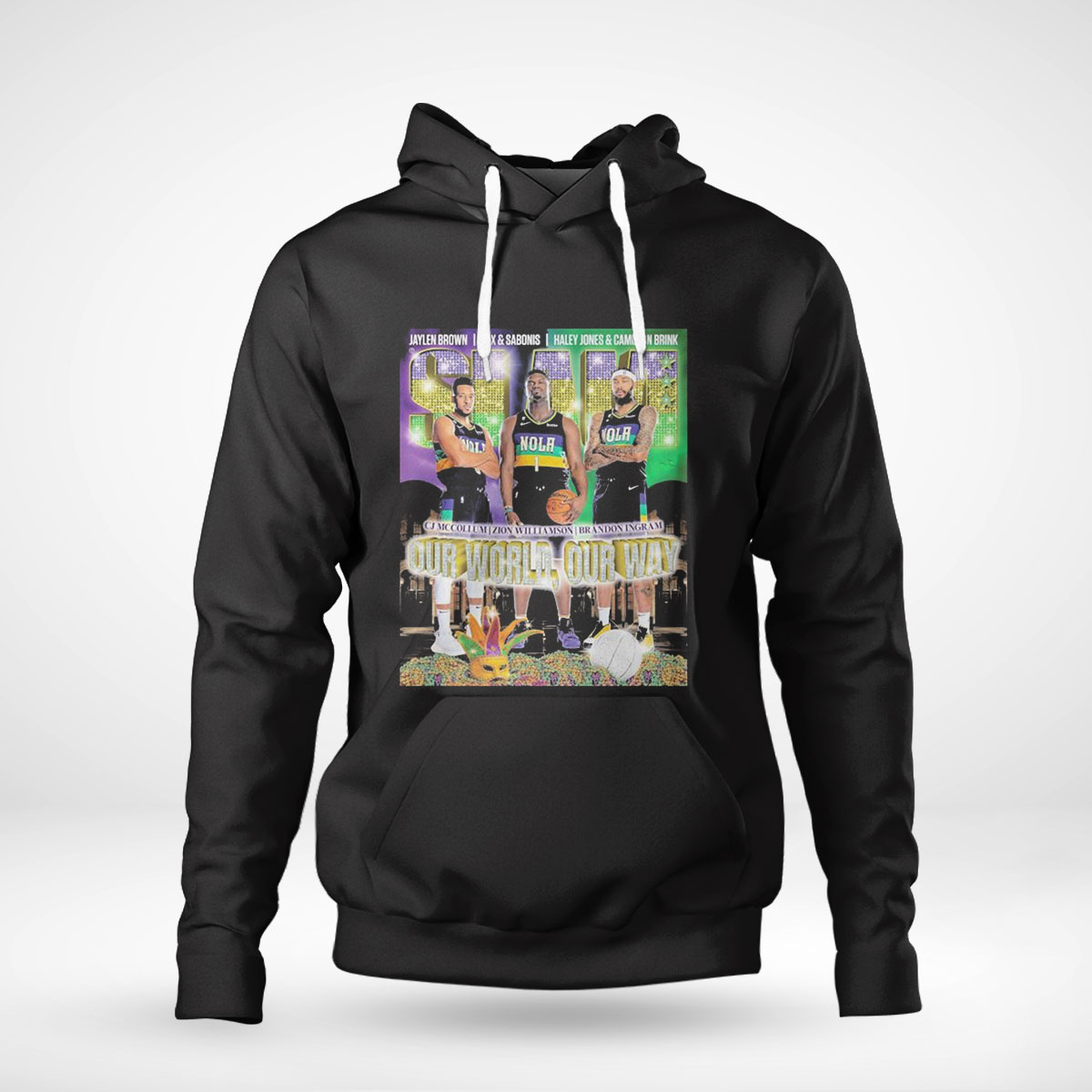 Slam Zion Williamson Brandon Ingram Cj Mccollum Our World Our Way Shirt