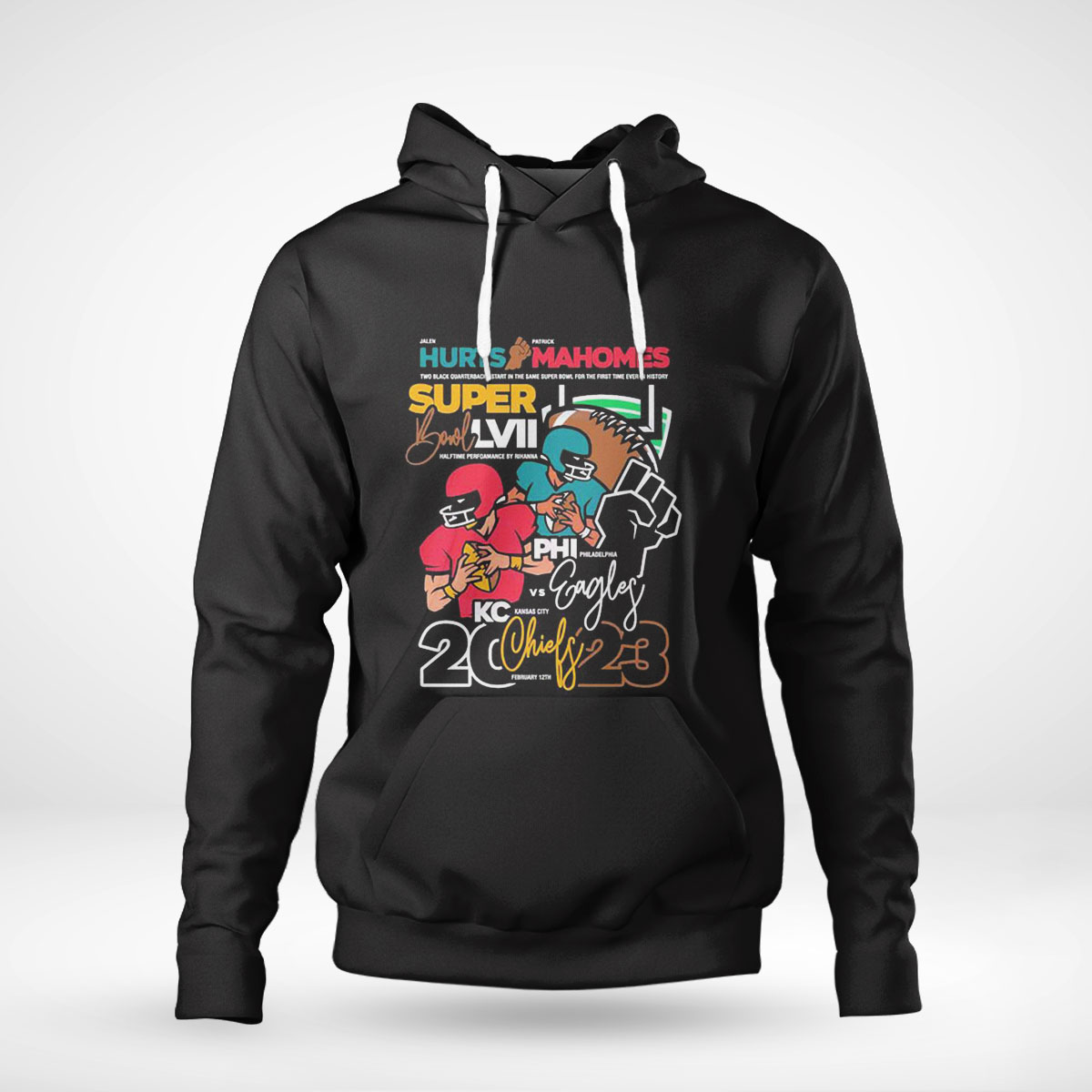 Super Bowl 2023 Patrick Mahomes Jalen Hurts Shirt Ladies Tee