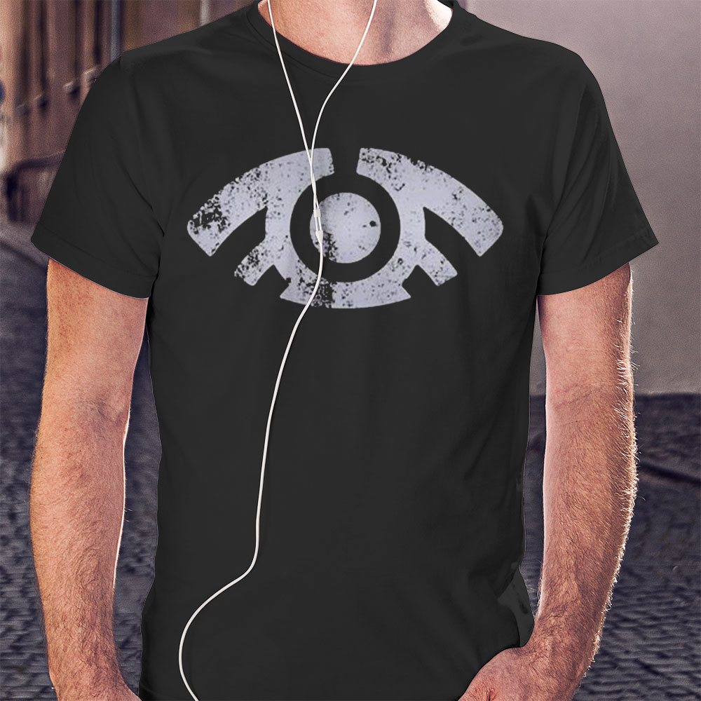 Arkangel Logo Distressed Black Mirror Shirt Ladies T-shirt