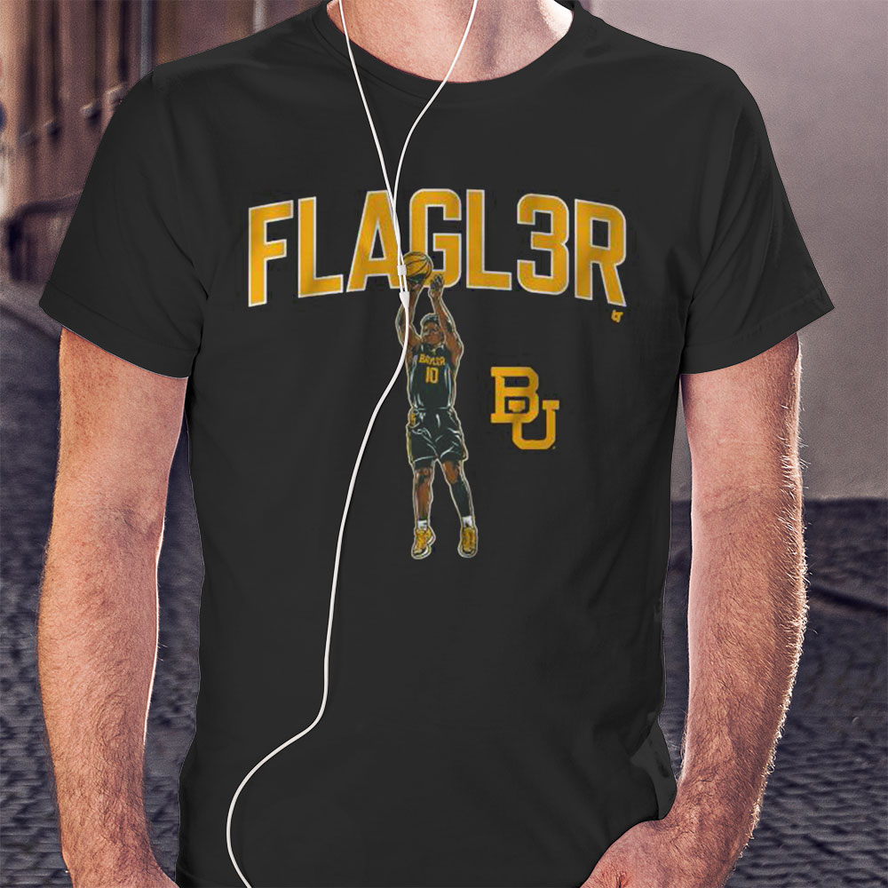 Baylor Bears Basketball Adam Flagler Flagl3r Shirt Ladies T-shirt
