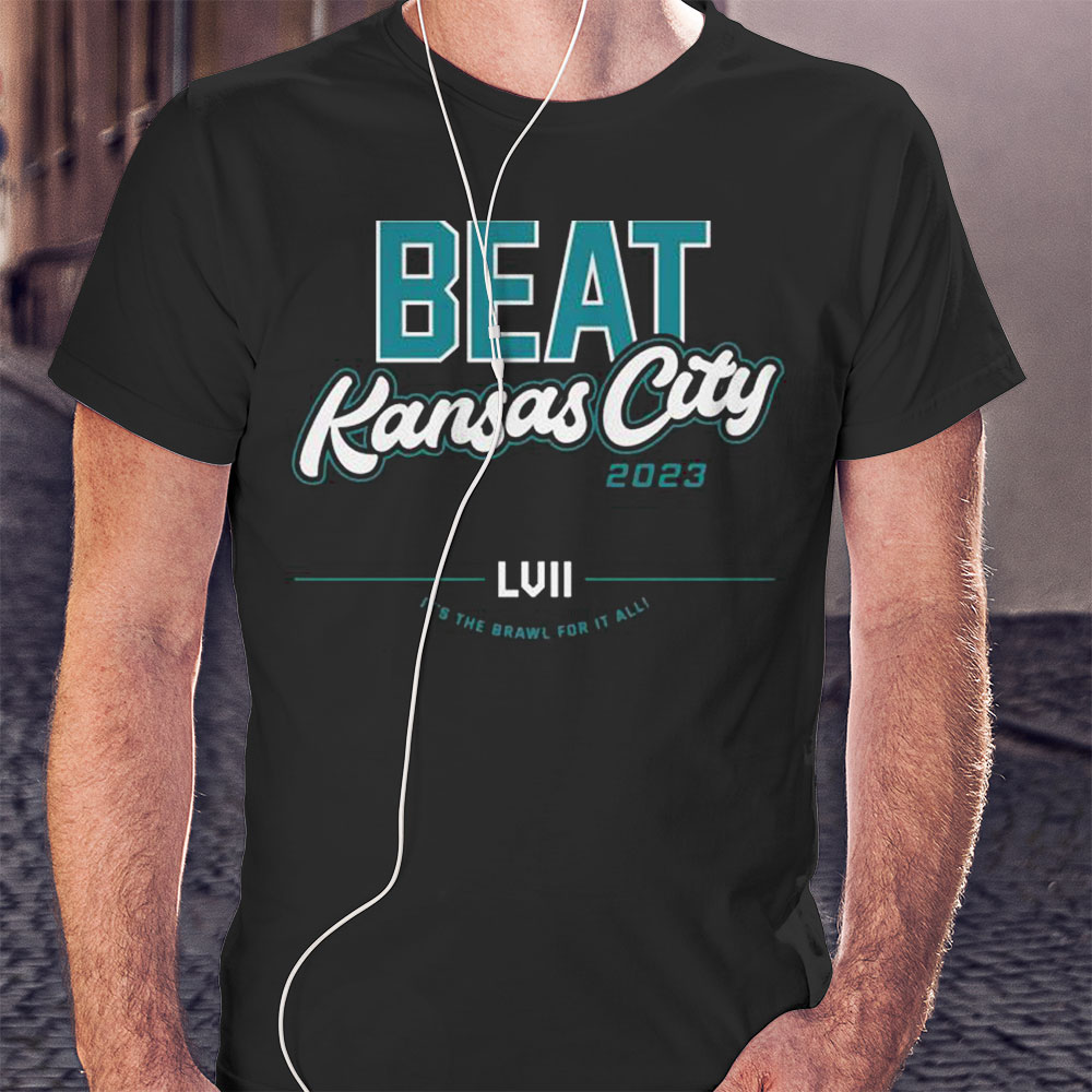 Beat Kansas City Philadelphia Football Super Bowl Lvii Shirt Ladies T-shirt
