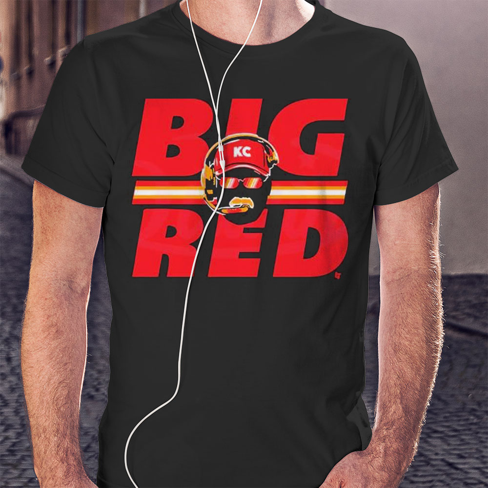 Big Red Kc Chiefs Football Shirt Longsleeve