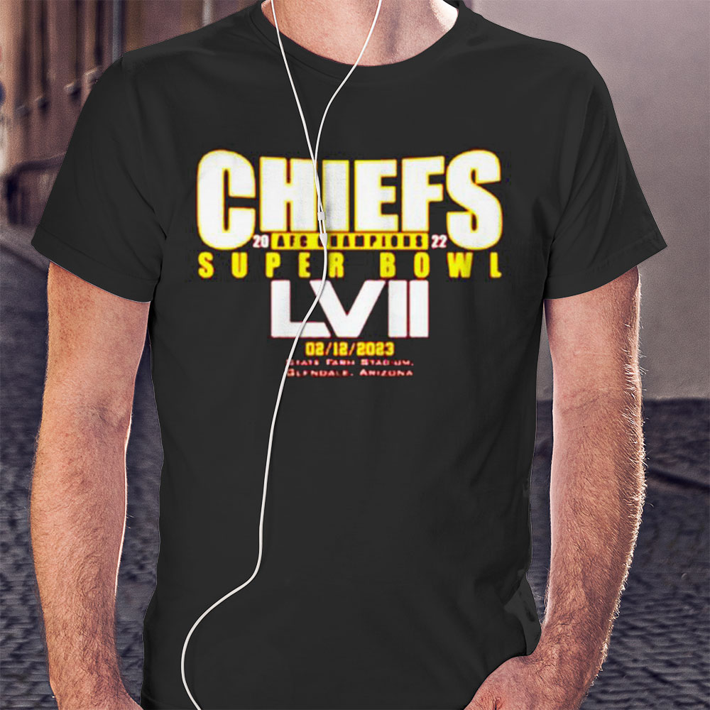 Kansas City Chiefs 2022 Afc Champions Super Bowl Lvii 2023 Shirt Ladies T-shirt