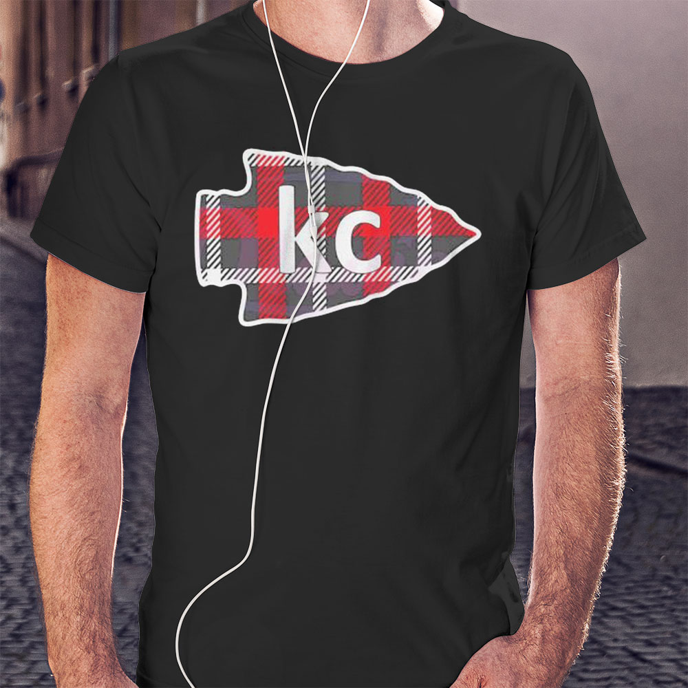 Kc Chiefs Plaid Arrow Shirt Longsleeve