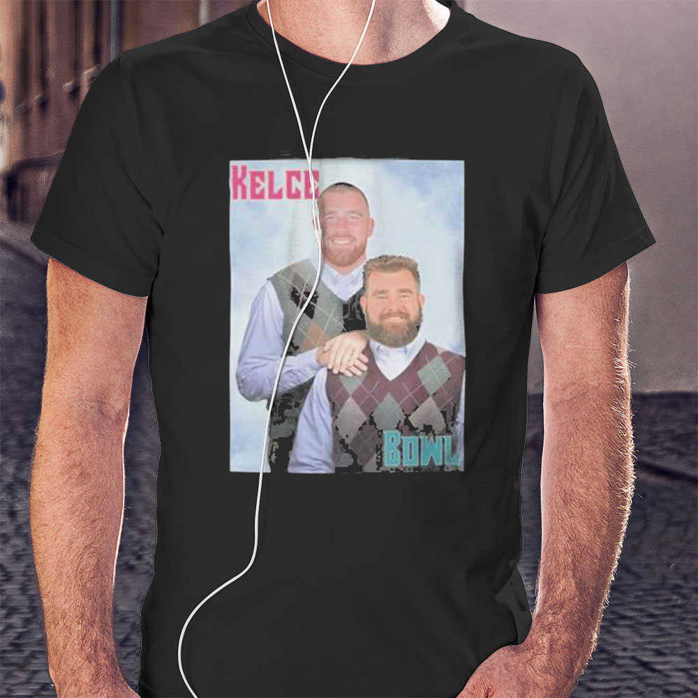 Kelce Bowl Super Bowl Lvii Travis Kelce Vs Jason Kelce Shirt Ladies T-shirt