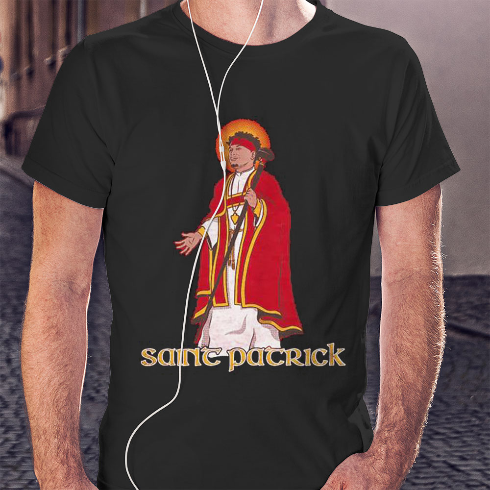 Patrick Mahomes Saint Patrick Shirt Ladies T-shirt