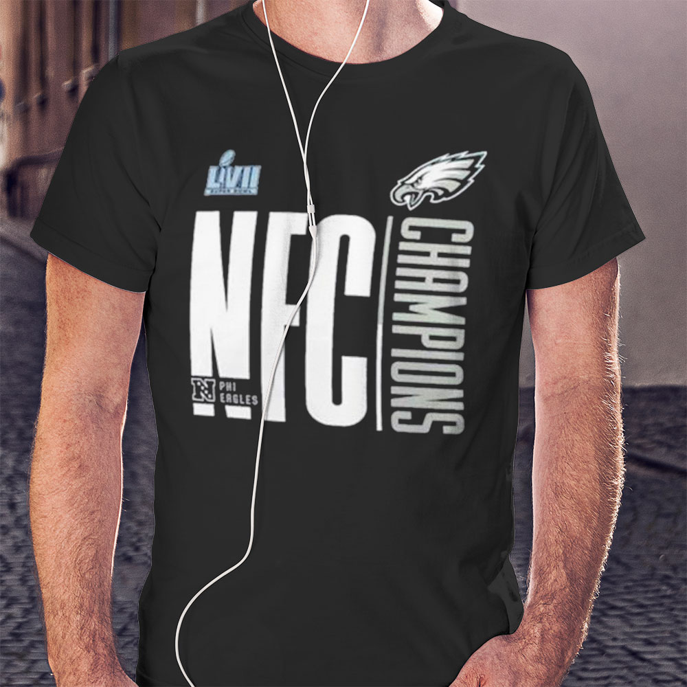 Philadelphia Eagles Lvii Super Bowl Nfc Champions Shirt Ladies T-shirt