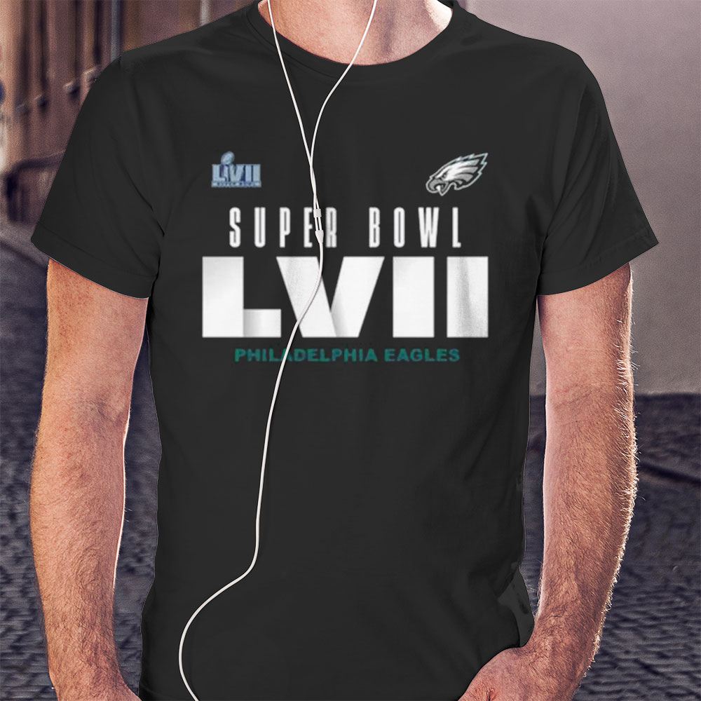 Philadelphia Eagles Super Bowl Lvii Varsity Roster Shirt Ladies T-shirt