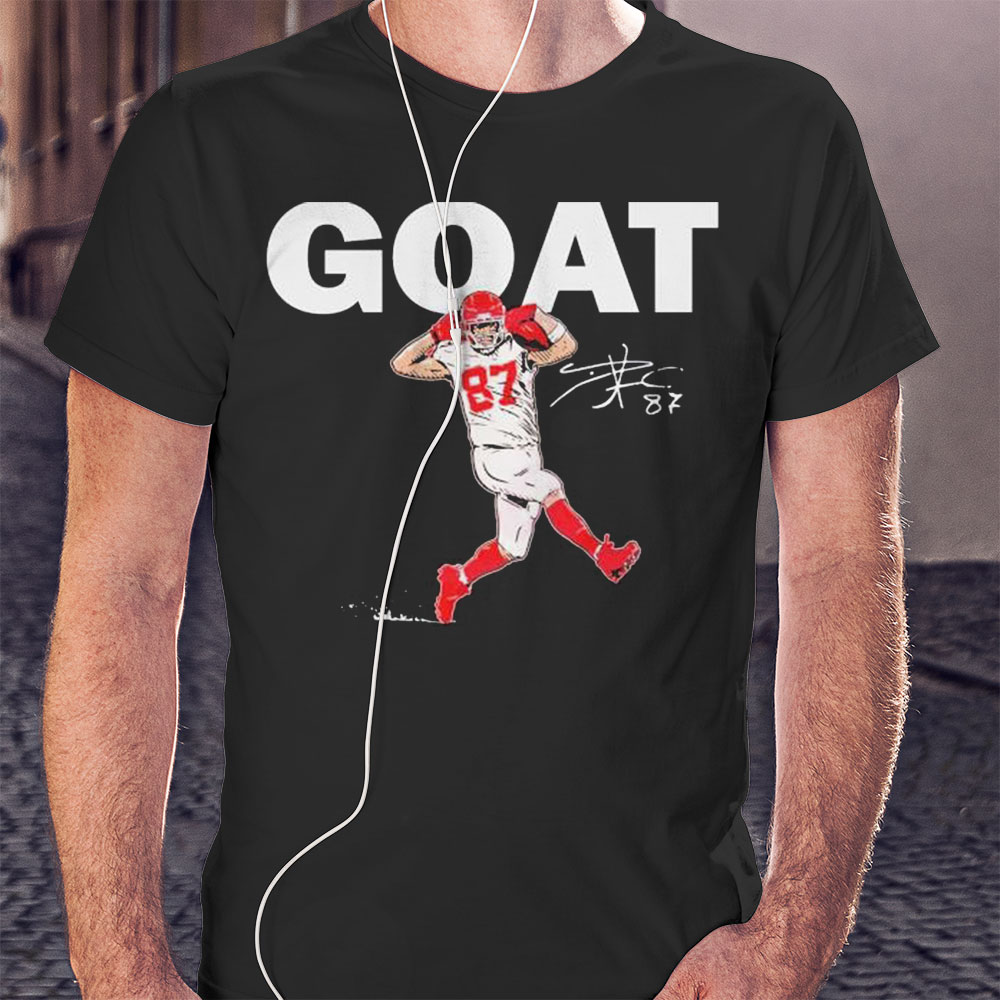 Travis Kelce Football Goat Shirt Longsleeve