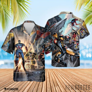Hawaii shirt Avengers by Dustin Weaver Hawaiian Shirt 2