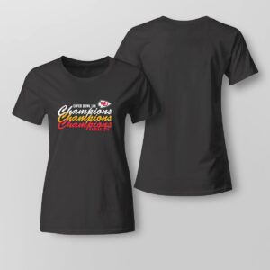Lady Tee 2023 Super Bowl Champions Kansas City Chiefs Super Bowl Champions T Shirt