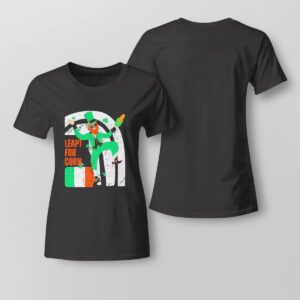 Lady Tee Leapt For Corn Funny St Patricks Day Shirt Hoodie