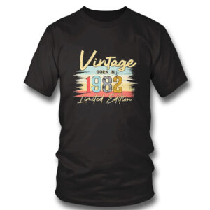 black Shirt Vintage Born In 1982 Limited Edition Classic Shirt Hoodie