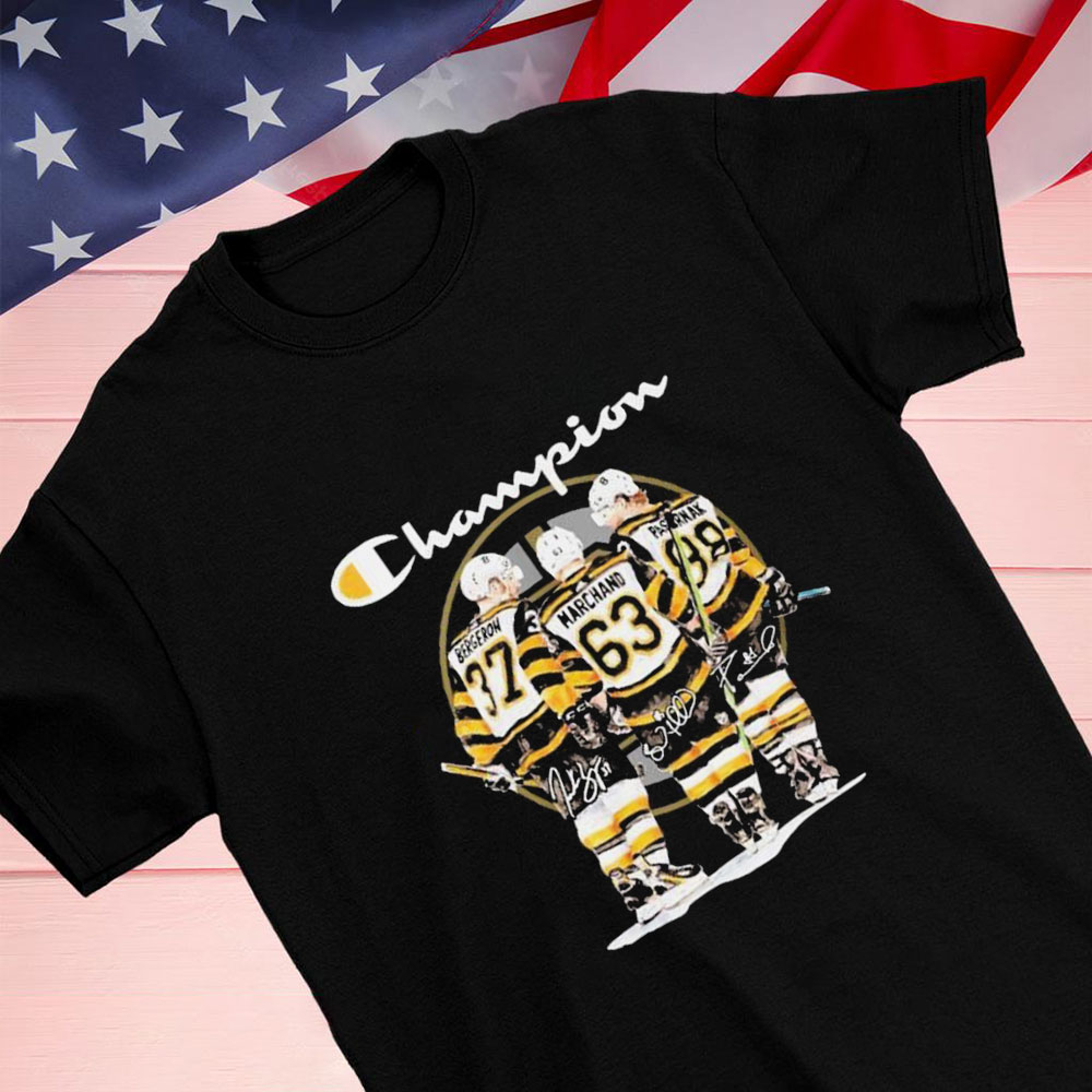 Boston Bergerow Marchand Pas Rnak Champions Sugnature Shirt Longsleeve T-shirt