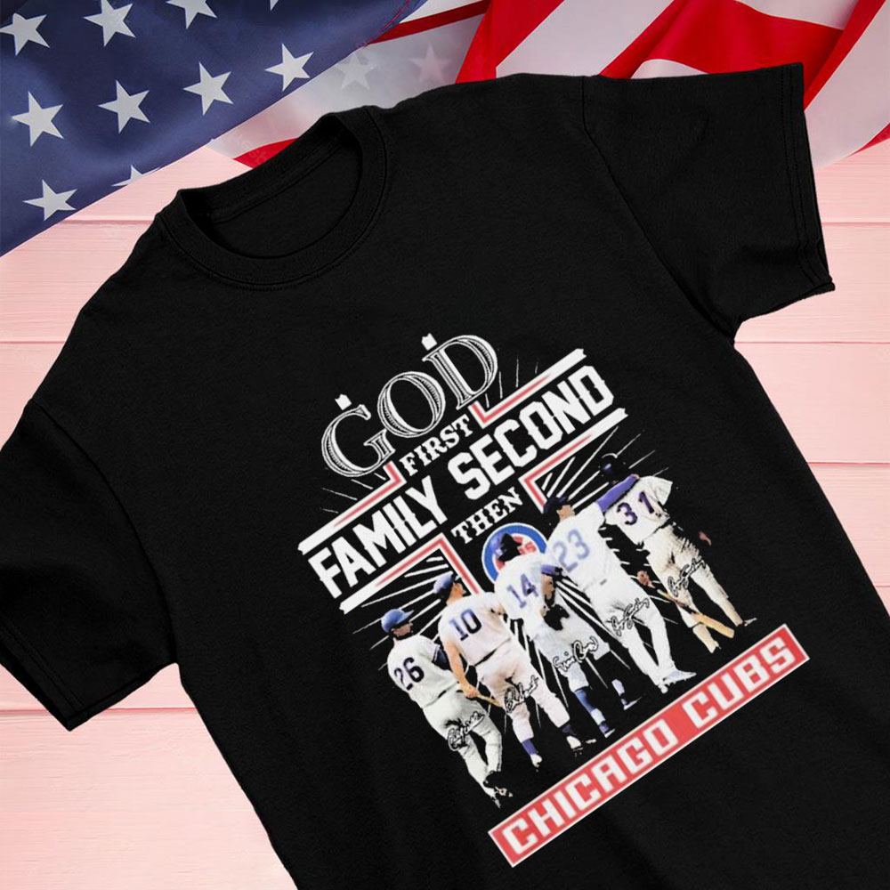 God Family Second First Then Carolina Basketball Team Shirt Longsleeve T-shirt