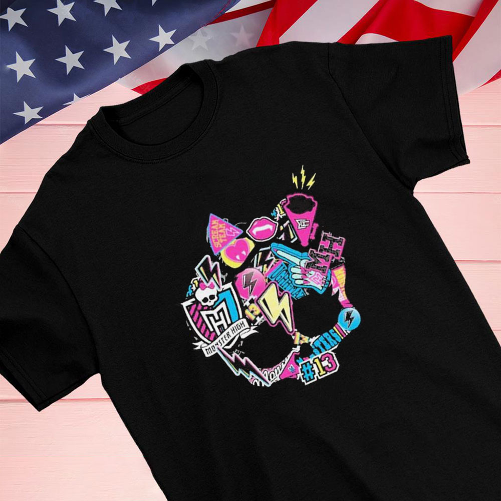 Monster High Skull Logo Design Shirt Longsleeve T-shirt