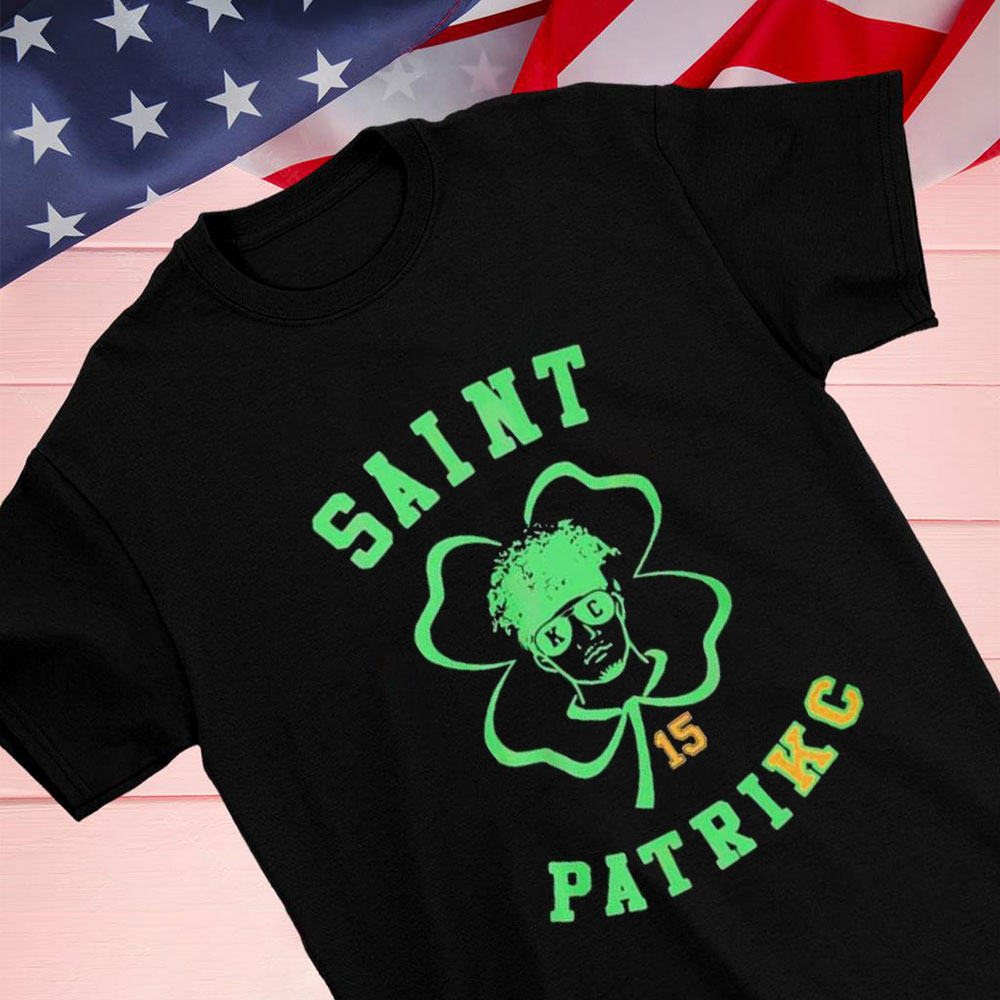 Sant Patrikc Kansas City Chiefs 15 Patrick Mahomes Shirt Longsleeve T-shirt