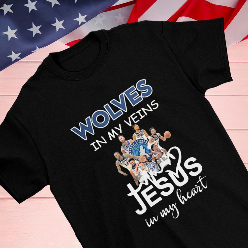 Wolves In My Veins Team Jesus In My Heart Signature Shirt Longsleeve T-shirt