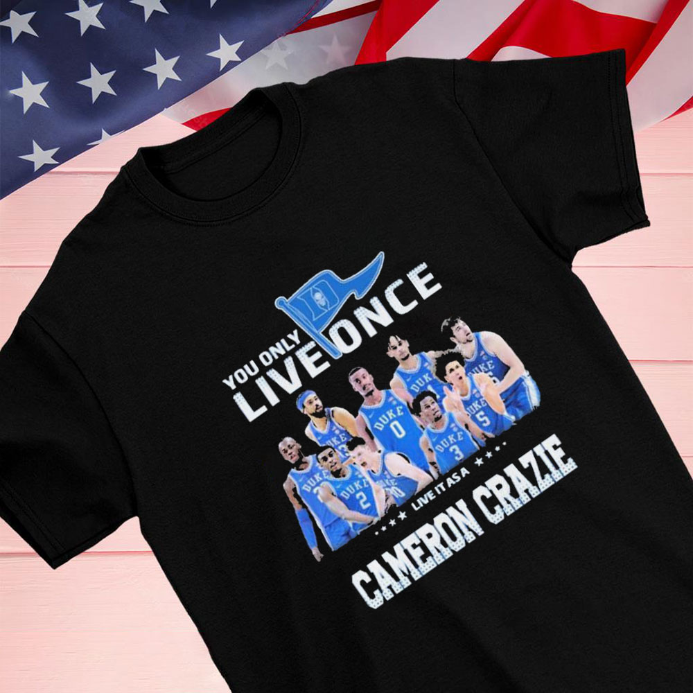 You Only Live Once So Live Life To The Cameron Carize Basketball Shirt Longsleeve T-shirt