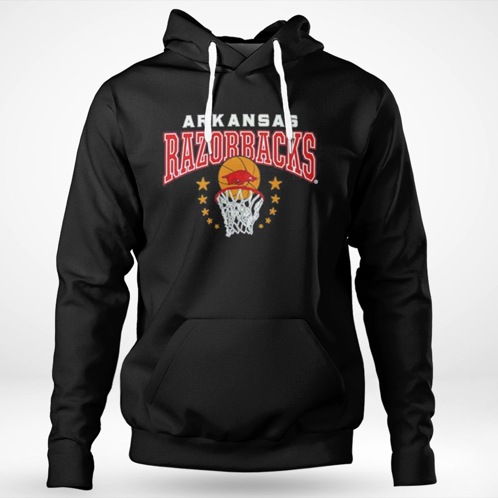 Arkansas Razorbacks Basketball Hog Star Hoops Shirt Ladies T-shirt