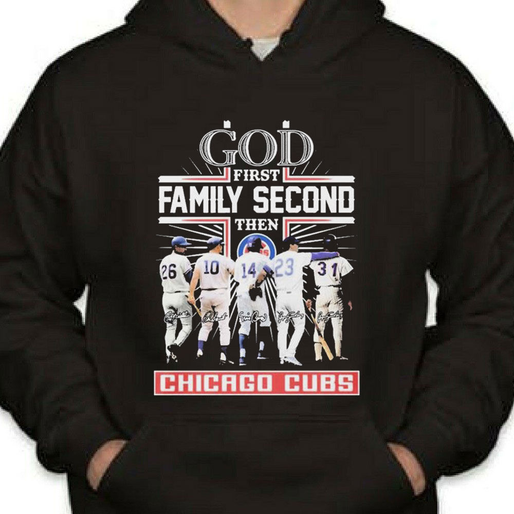 God Family Second First Then Chicago Cubs Team Shirt Longsleeve T-shirt God Family Second First Then Chicago Cubs Team Shirt Longsleeve T-shirt